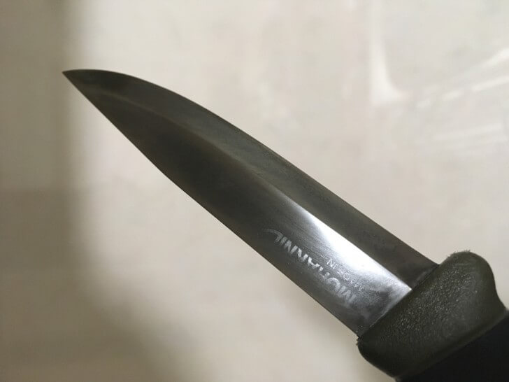 黒錆加工済みのモーラナイフ刃
