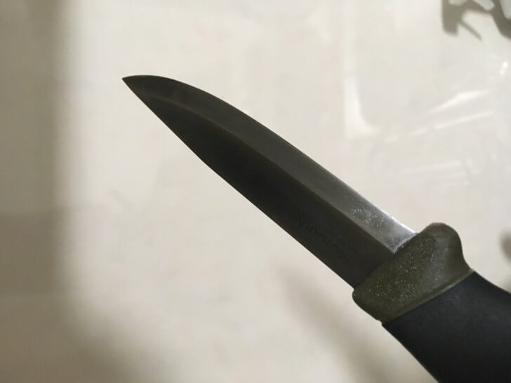 黒錆加工済みのモーラナイフ